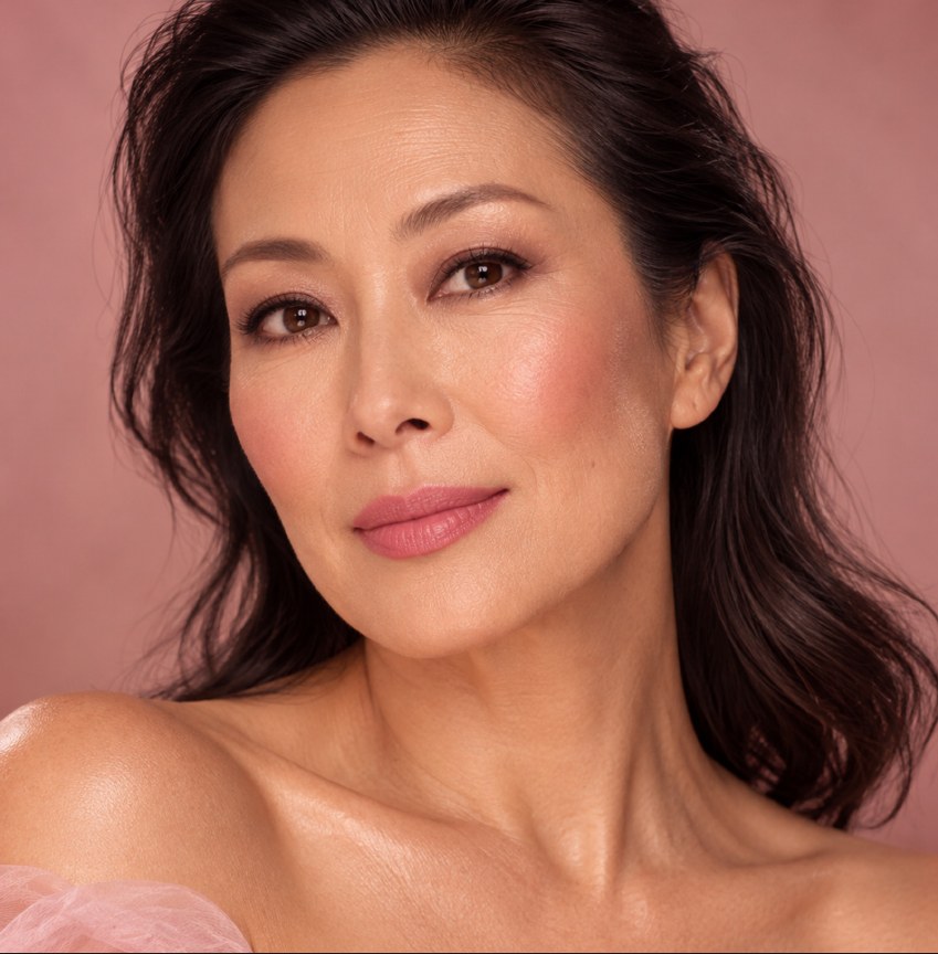 Soft Rose makeup design